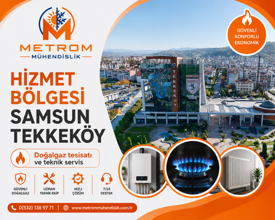 Tekkeköy Doğalgaz Tesisatı ve Teknik Servis Hizmetleri